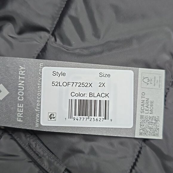 NWT Free Country Women's Plus Size Unstoppable II Poly Air Touch Jacket 2X - Picture 6 of 11